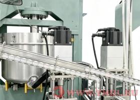 Линия розлива и закрытия картриджа для силиконового герметика AG7