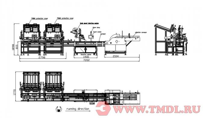 Станок для оклейки этикетки на яичные лотки SY60