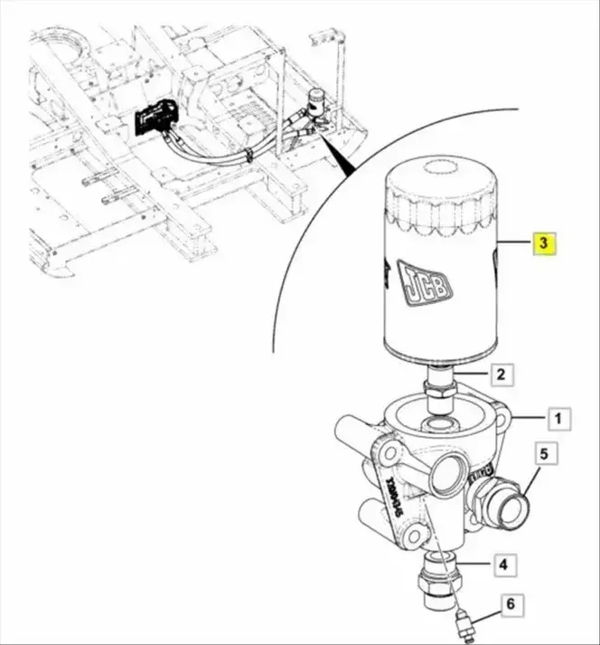 Технические характеристики фильтра 320/B4420 JCB