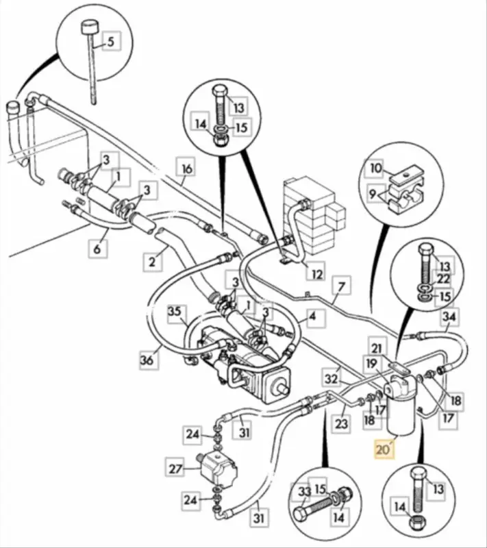 Технические характеристики фильтра 32/902301А JCB