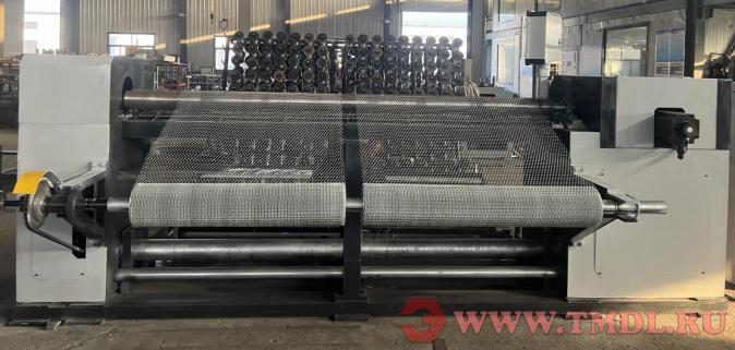 Линия для производства сетки Манье (шестигранной сетки прямого и обратного кручения)