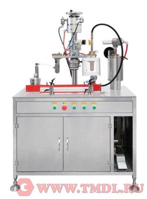 Полуавтоматическая 3-в-1 машина для наполнения аэрозольных баллонов