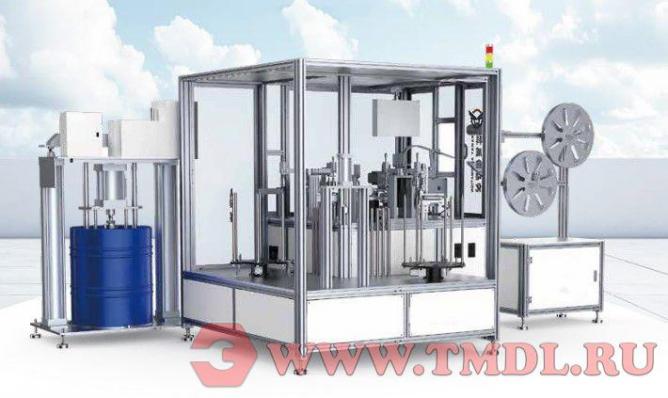 Двухроторный формовочный станок для лепестковых кругов
