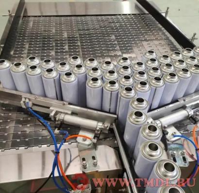 Линия заполнения аэрозольных баллонов