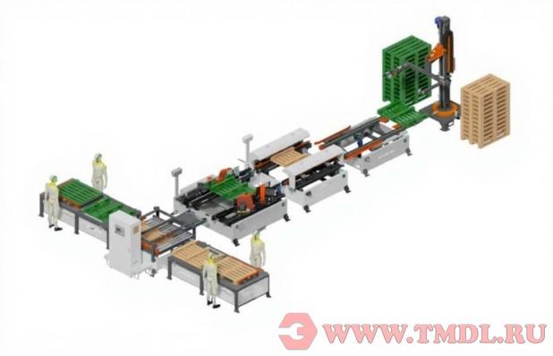 Линия подготовки поддонов