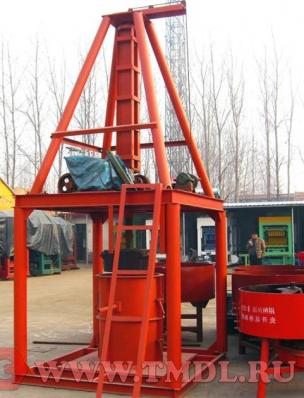 Пресс для производства бетонных колец