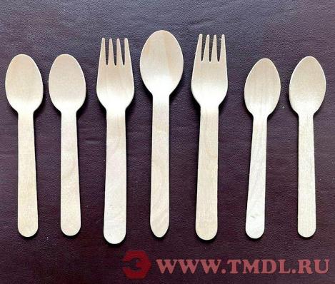 Линия производства деревянных вилок, ложек, ножей, палочек