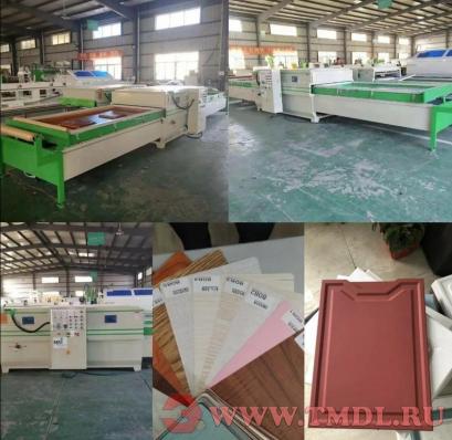 Вакуумный пресс для ламинирования мебельных фасадов пленками ПВХ