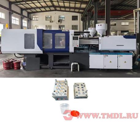 Термопластавтомат производства крышек контейнеров для анализов (модель TPA-B00)