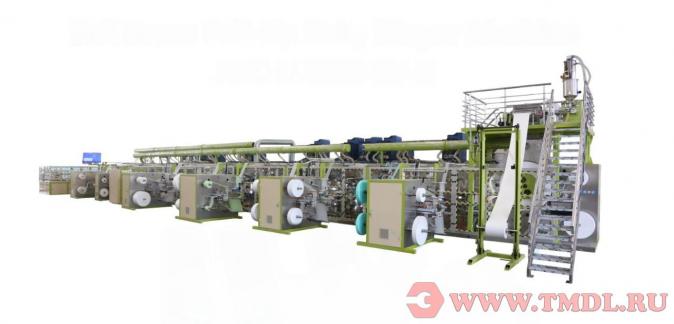 Линия производства подгрузников-трусиков