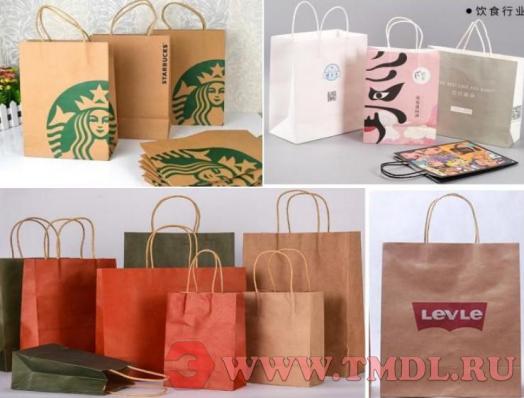 Линия для производства бумажных пакетов с встроенным приклеиванием ручек (крученый шнур)