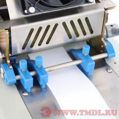 Станок для мерной резки текстильной ленты (горячая/холодная + укладка) (модель R-120W)