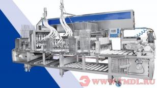 Линия наполнения мороженого (рожки и стаканчики)