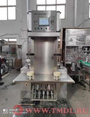 Станок для мойки пивных кег (2 головки)