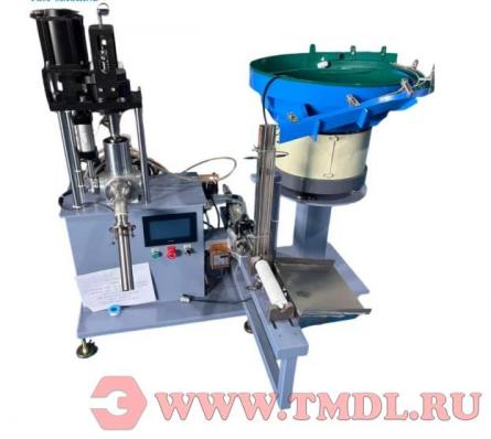 Полуавтоматический станок для розлива герметика в картридж
