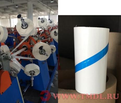 Станок для производства липких роликов для чистки одежды