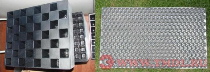 Автоматическая линия термоформования, перфорации и отрезки кассет для рассады